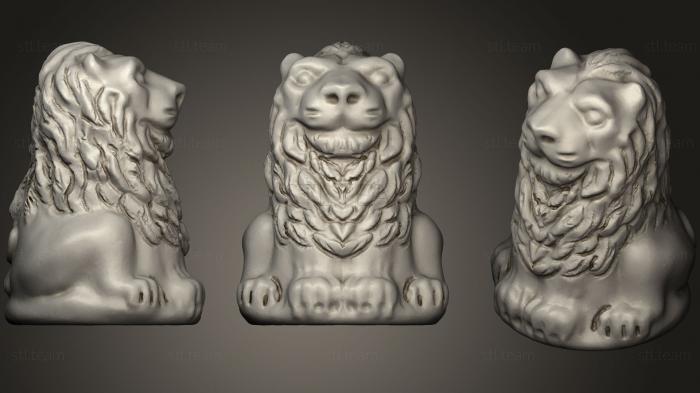 3D model Lion Thimble (STL)